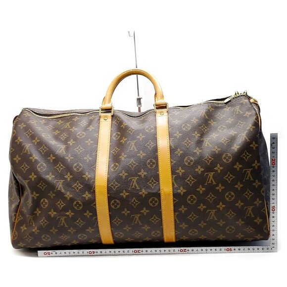 Louis Vuitton LV Boston Bag Keepall 55 Brown Monogram 799-070925 - Picture 2 of 9
